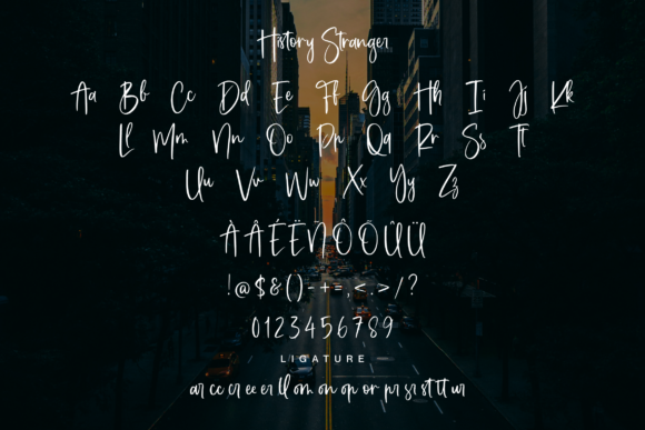History Stranger Font Poster 9