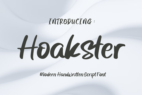 Hoakster Font