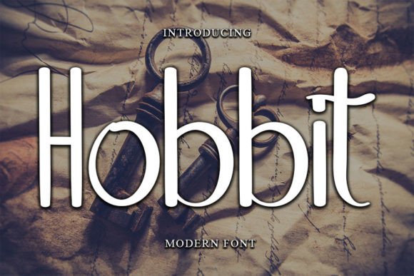 Hobbit Font Poster 1