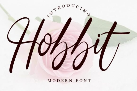 Hobbit Font Poster 1