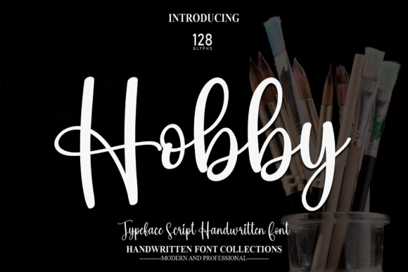 Hobby Font Poster 1