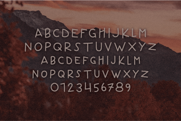 Hock Copper Font Poster 2