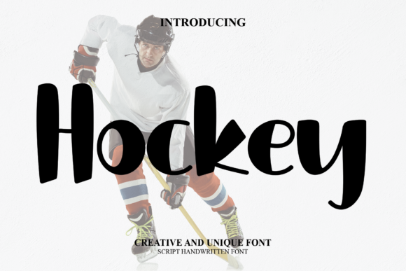 Hockey Font Poster 1