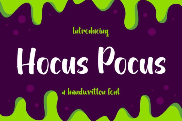 Hocus Pocus Font Poster 1