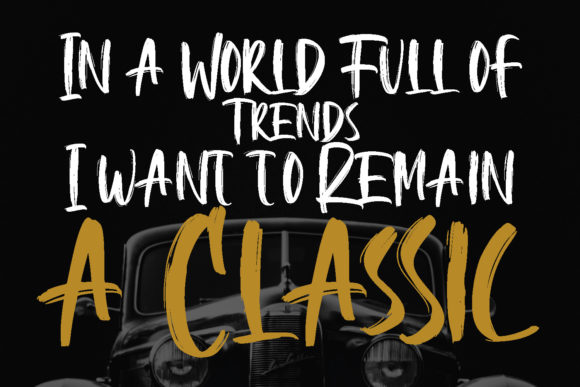 Hogla Brush Font Poster 3