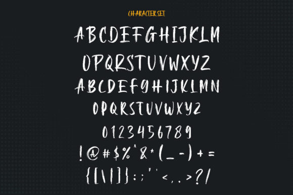 Hogla Brush Font Poster 8