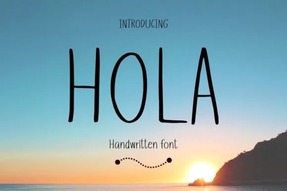 Hola Font Hola Font Poster 1