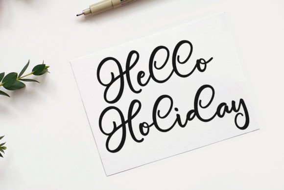 Holding Font Poster 5