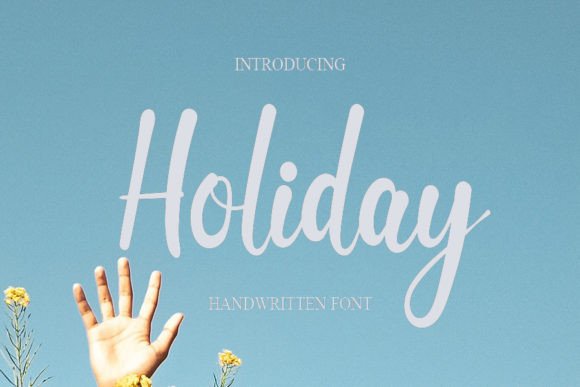 Holiday Font Poster 1