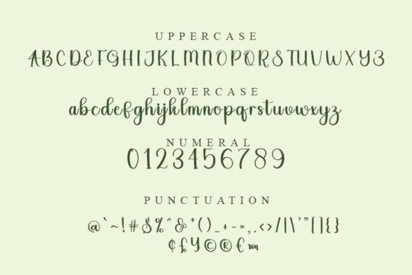 Holiday Font Poster 3