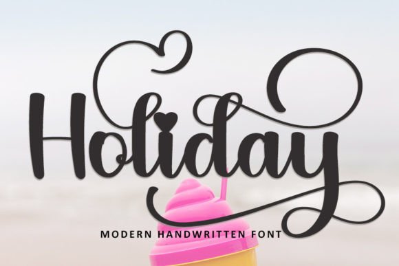 Holiday Font Poster 1