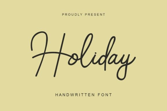 Holiday Font