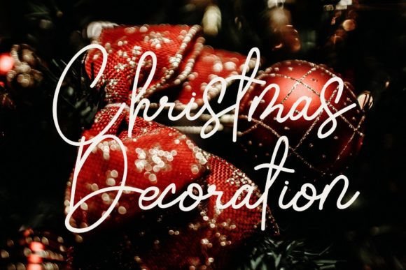 Holiday Font Poster 3
