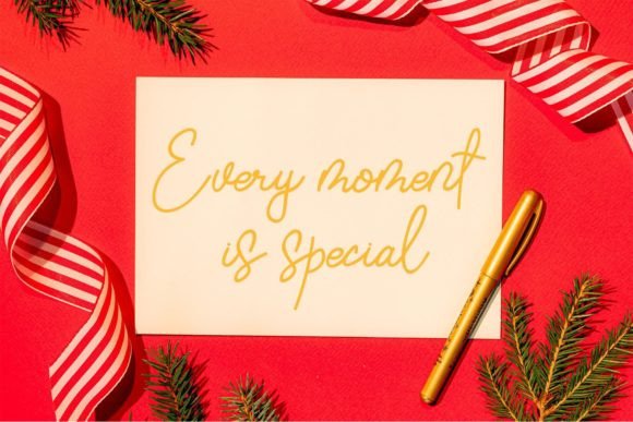 Holiday Font Poster 4