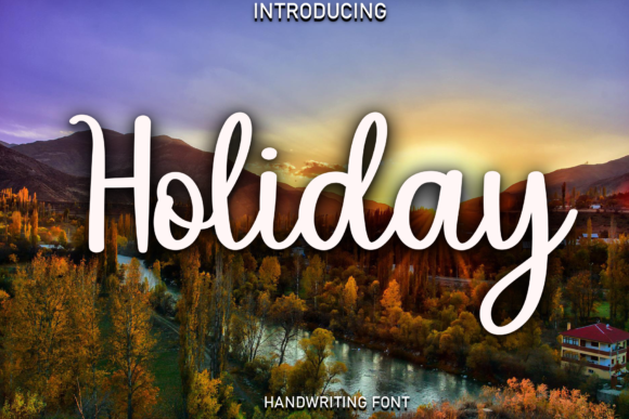 Holiday Font Poster 1