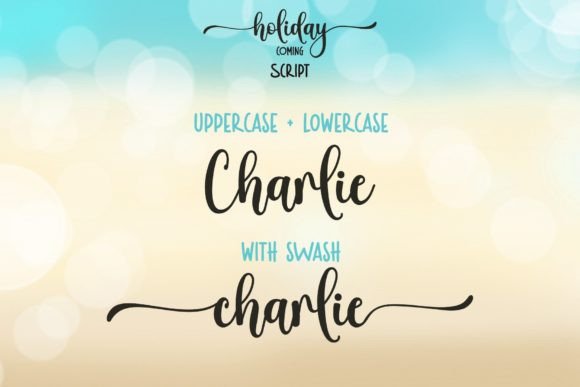 Holiday Coming Font Poster 2