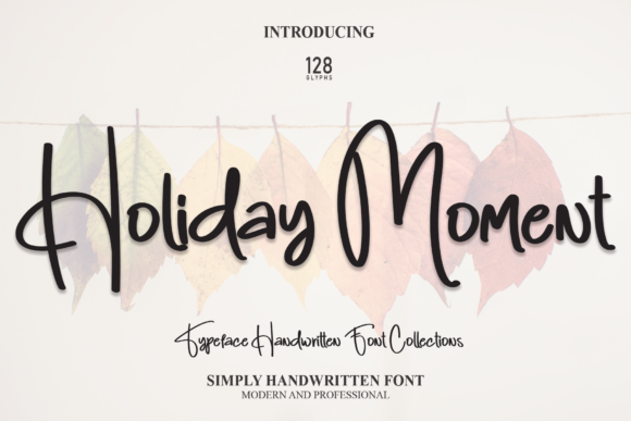 Holiday Moment Font Poster 1
