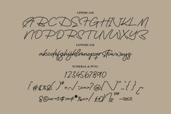Holiday Reghasta Font Poster 13