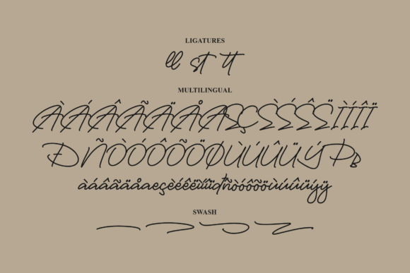 Holiday Reghasta Font Poster 14