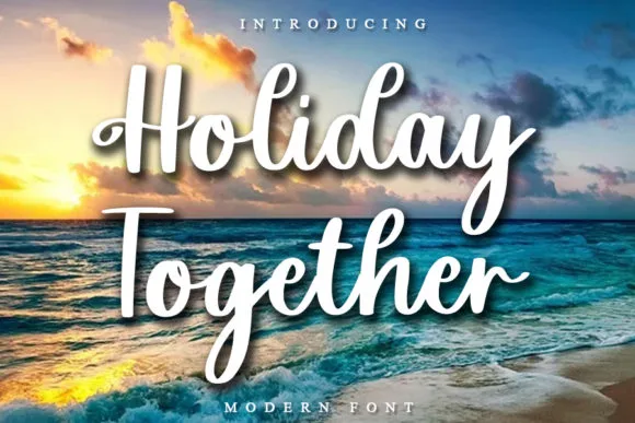 Holiday Saturday Font Holiday Saturday Font Poster 1