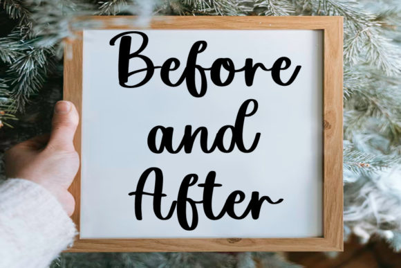 Holiday Saturday Font Poster 2