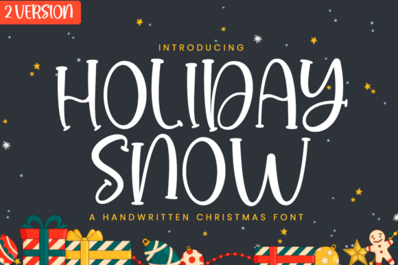 Holiday Snow Font
