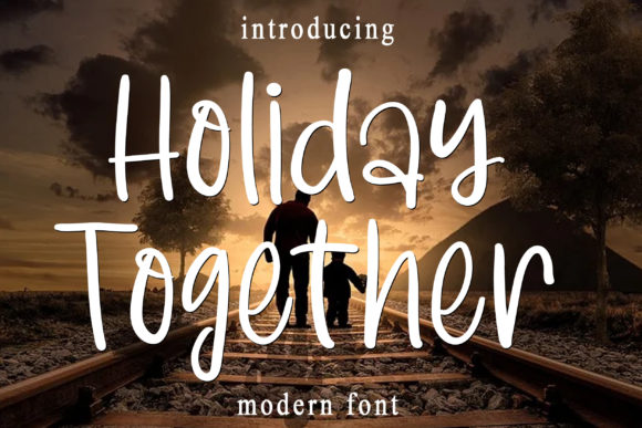 Holiday Together Font Poster 1