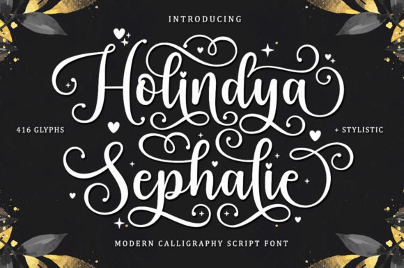 Holindya Sephalie Font Poster 1