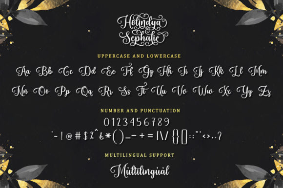 Holindya Sephalie Font Poster 5