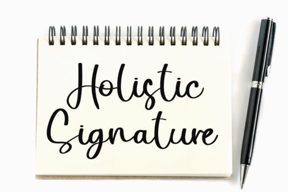 Holistic Signature Font