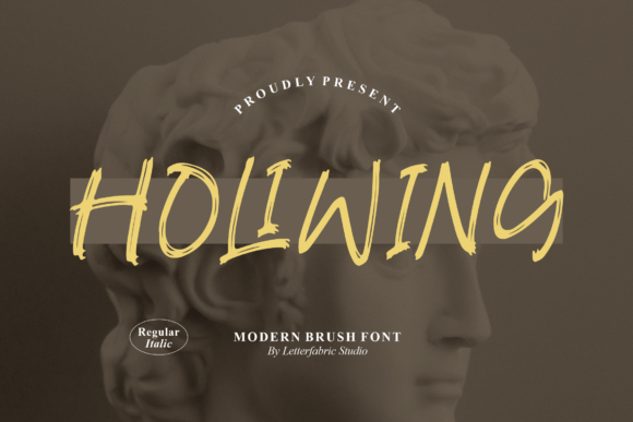 Holiwing Font Poster 1