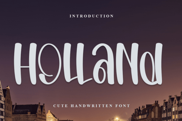 Holland Font Poster 1