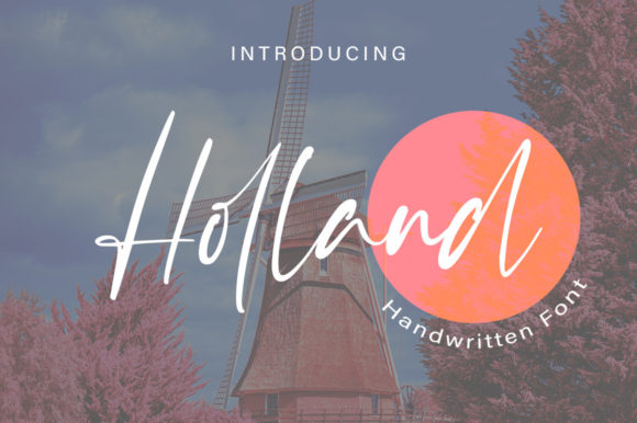 Holland Font Poster 1