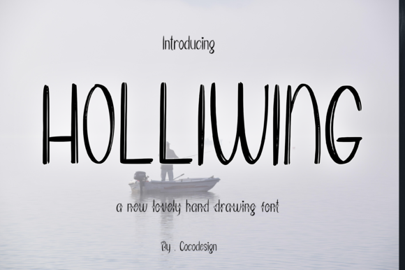 Holliwing Font Poster 1