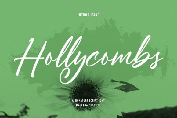 Hollycombs Font Poster 1
