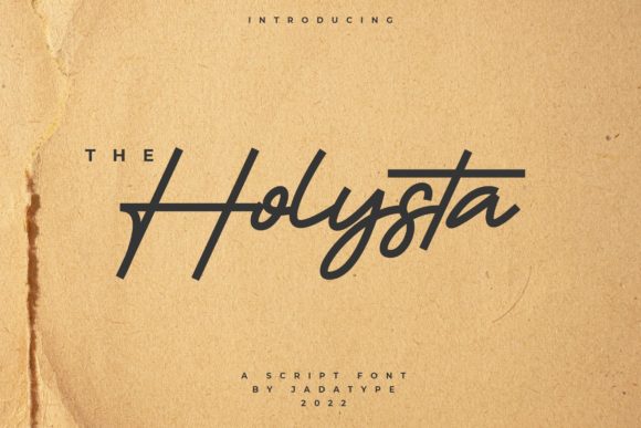 Holysta Font Poster 1