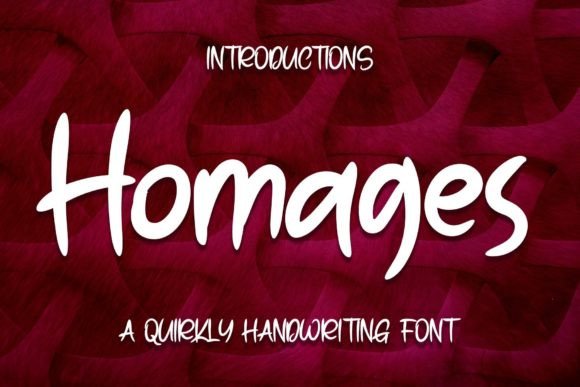 Homages Font