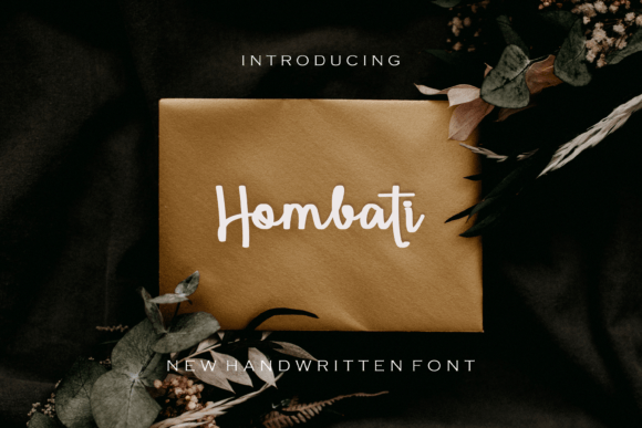 Hombati Font Poster 1