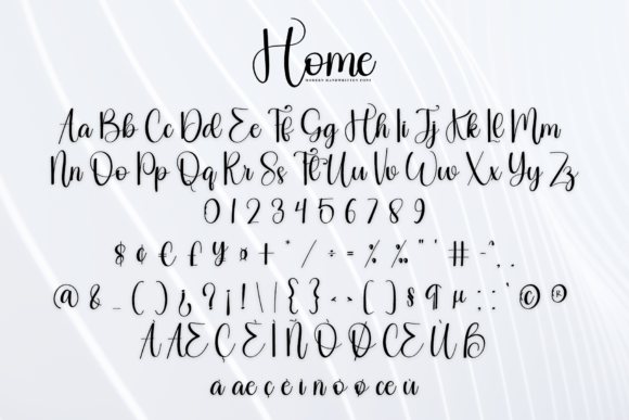 Home Font Poster 5