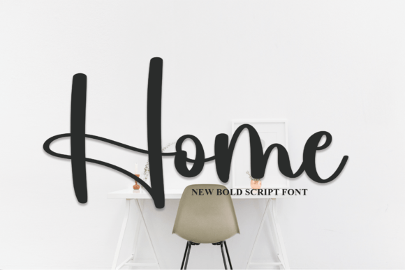 Home Font Poster 1