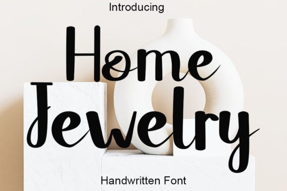 Home Jewelry Font Poster 1