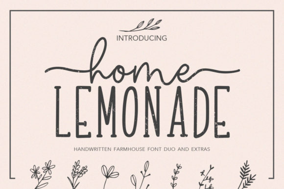 Home Lemonade Font Poster 1