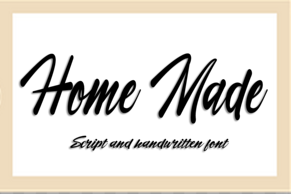 Home Made Font
