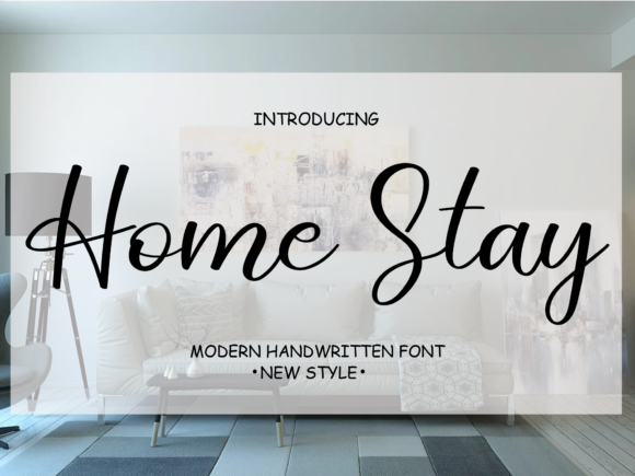 Home Stay Font Poster 1