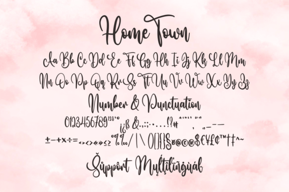 Home Town Duo Font Poster 8