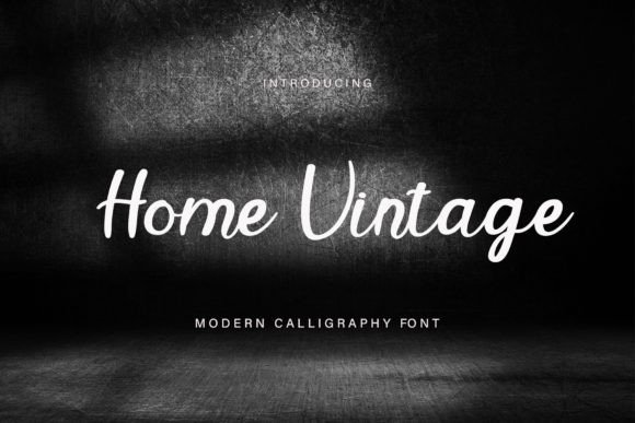 Home Vintage Font