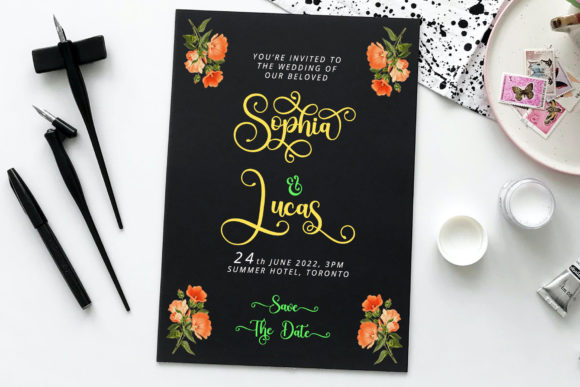 Home Vintage Font Poster 3
