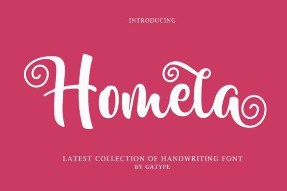 Homela Font Poster 1