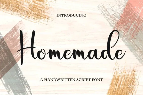 Homemade Font Homemade Font Poster 1