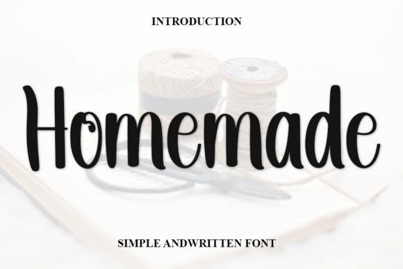 Homemade Font